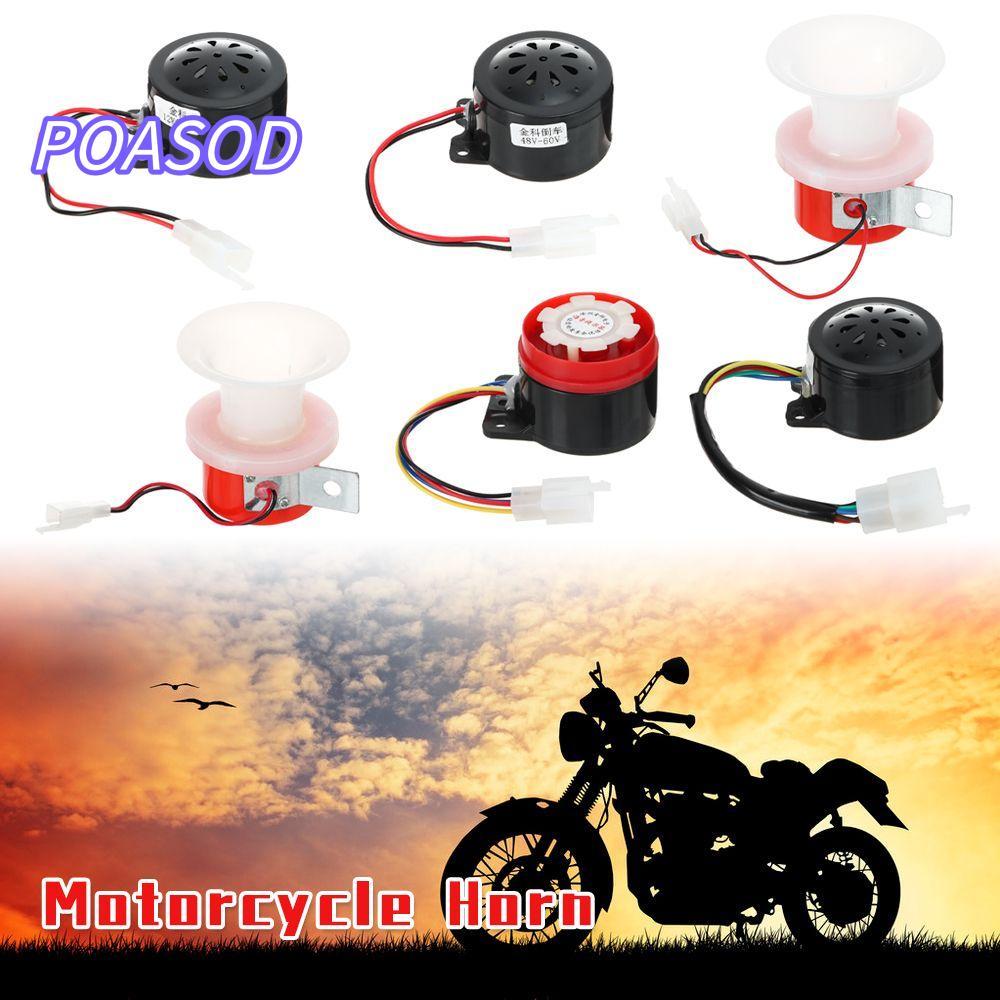 MAYSHOW Reversing Horn Kit 12V/60V 1.5A 105db สําหรับสกู๊ตเตอร์รอบ Loud Horn