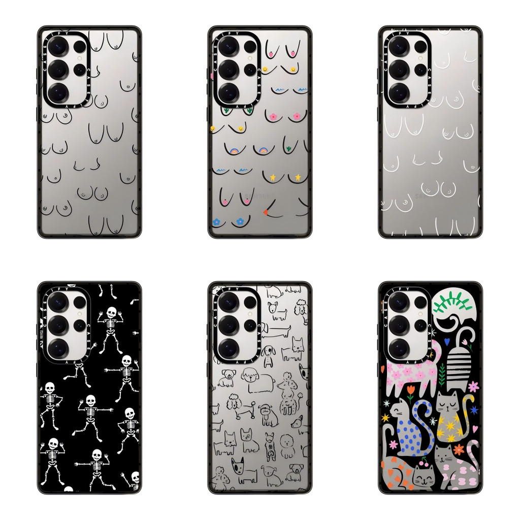 เคสโทรศัพท์กันกระแทก Black Lamb Studio สําหรับ Samsung Galaxy S22 S23 S24 S25 S26 Ultra Plus, เคสแข็