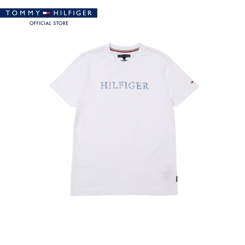 Tommy Hilfiger เสื้อยืด ผู้ชาย รุ่น XM0XM04613 YCF - สีขาว