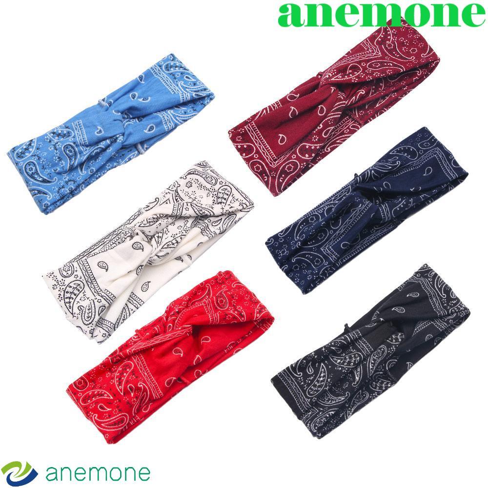 Anemone ผ้าโพกหัว ที่คาดผม สไตล์ฤดูร้อน หวานแหวว เครื่องประดับผม ผูกปม สําหรับผู้หญิง