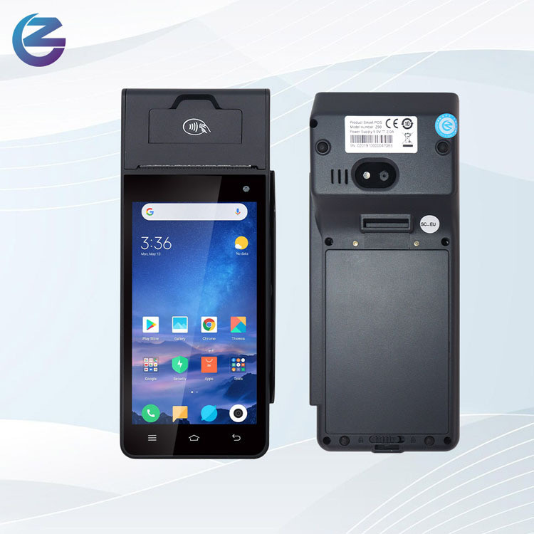 เครื่อง pos Z90 เครื่องอ่านการ์ด NFC เครื่องบันทึกเงินสดอัจฉริยะพร้อมระบบ Android POS มือถือ ce