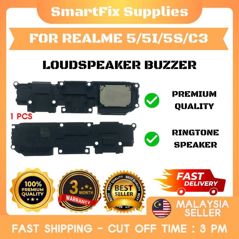 สําหรับRealme 5 / 5i / 5 S / C3 LoudSpeaker Buzzer Ringtoneลําโพงดังชุดเต็ม