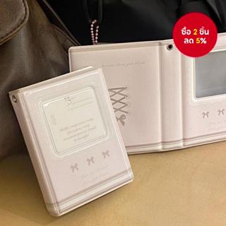 อัลบั้มภาพขนาด 3 นิ้ว/2r 40 ช่อง สไตล์โบว์น่ารักแบบแบล็ต สํา…