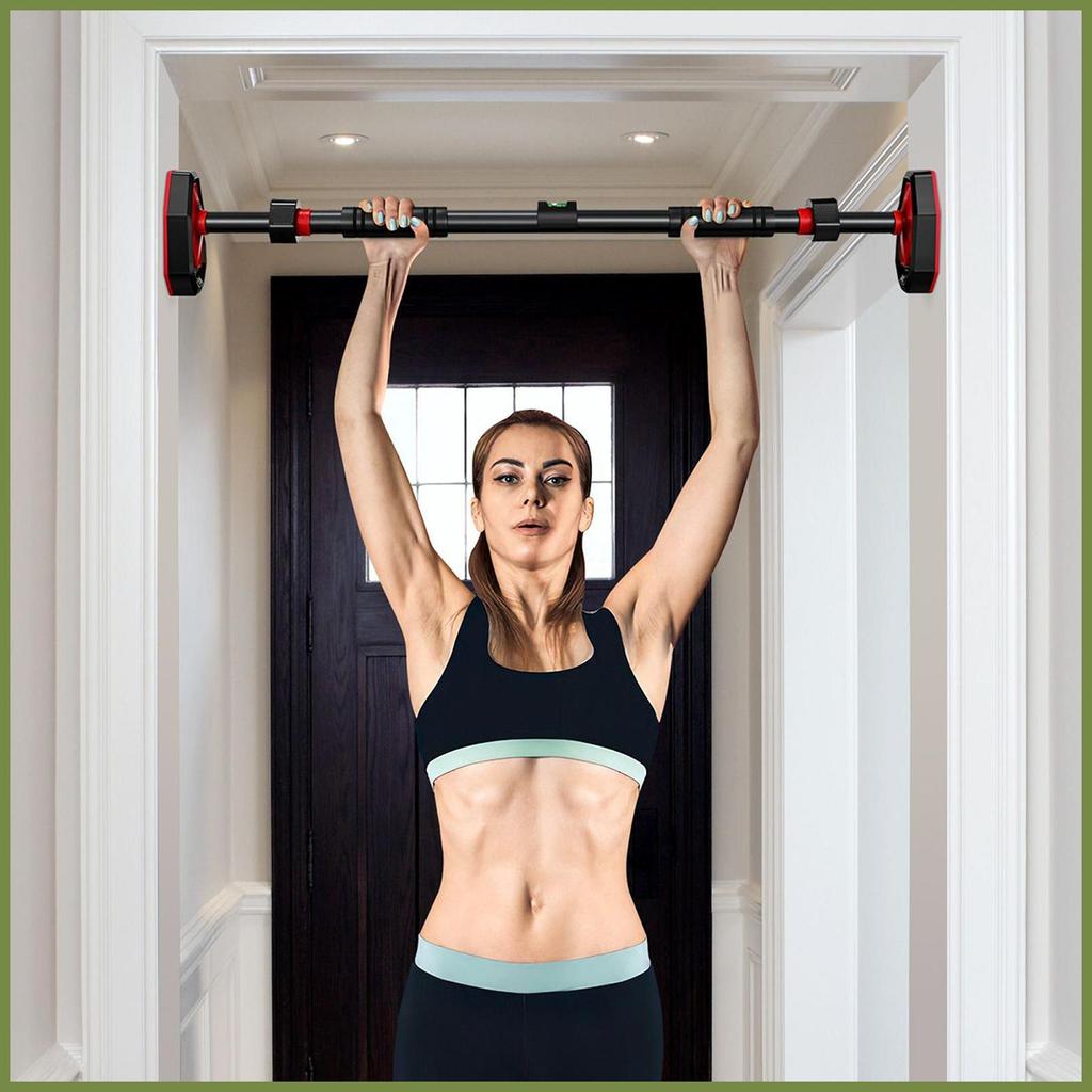 Doorway Pull Up Bars Gym อุปกรณ์ออกกําลังกายไม่มีการเจาะ Doorway Pull Up Bar สําหรับออกกําลังกายฟิตเ