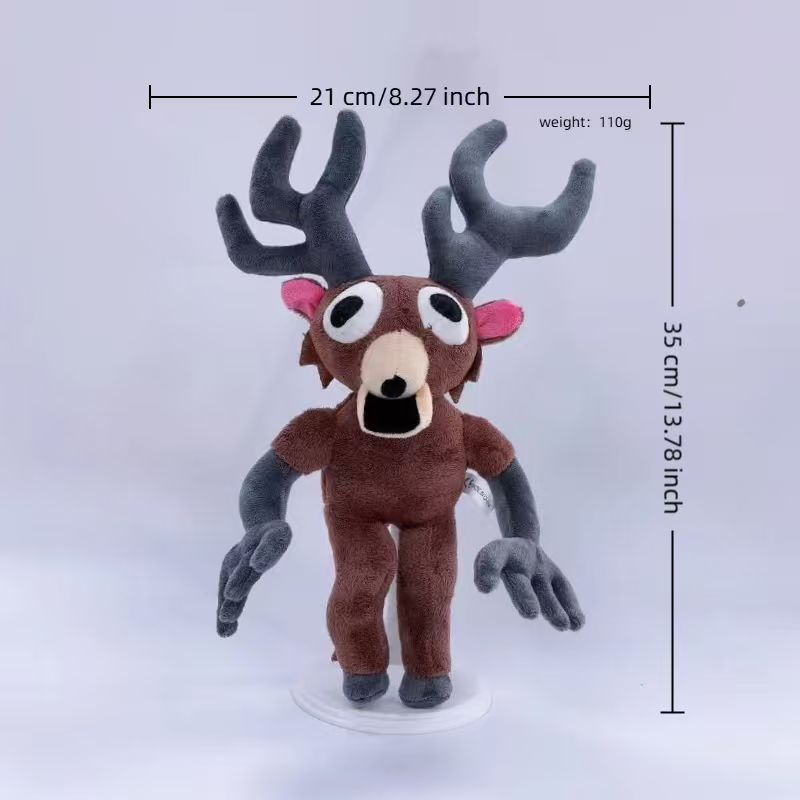 Nights Horror Game Elk Doll 99 Nights Lying Posture Elk ตุ๊กตาของเล่นตุ๊กตา