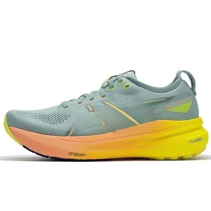 Ya ASIC Se GT2000-13 ผู้ชายผู้หญิงรองเท้าวิ่งสีดํา Samurai 12th Generation Marathon Stable สนับสนุน 