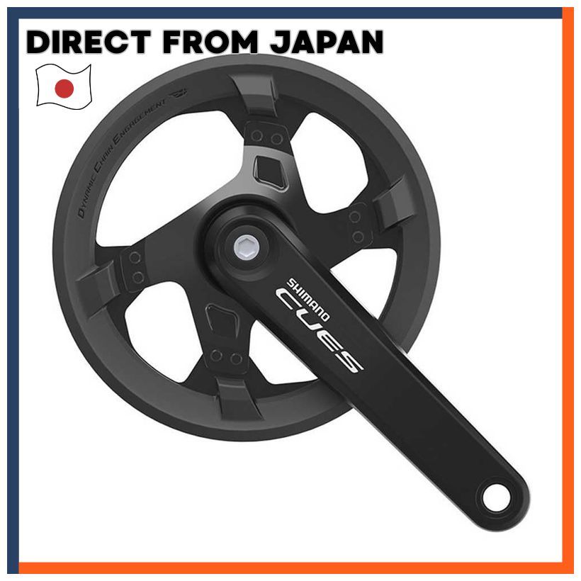 Shimano Cues FC-U4000-1 Crankset With Guard For 1x9/10/11 Speed