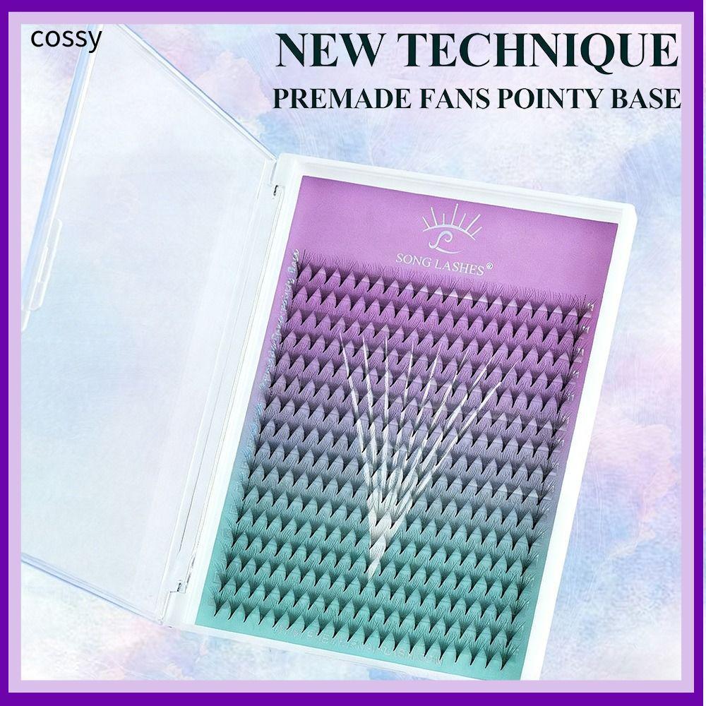 COSSY ขนตาประดิษฐ์, Sharp Thin 8D Volume ขนตาปลอม, เครื่องสําอางเสริม 6D Volume PBT วัสดุ Lash Exten