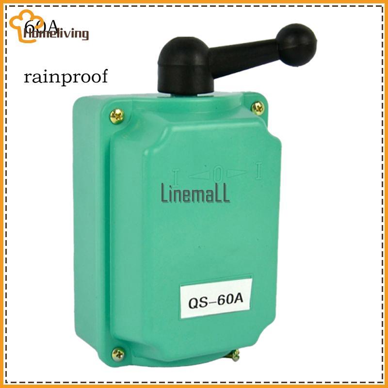 HOME 60 A สวิตช์ดรัม Forward/Off/Reverse Motor Control Rain-Proof Reversing TH