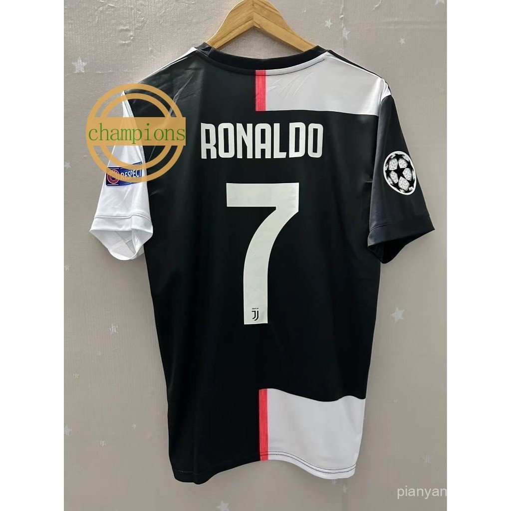 เสื้อย้อนยุค 19-20 Juventus Ronaldo Dybala เสื้อฟุตบอลชาย