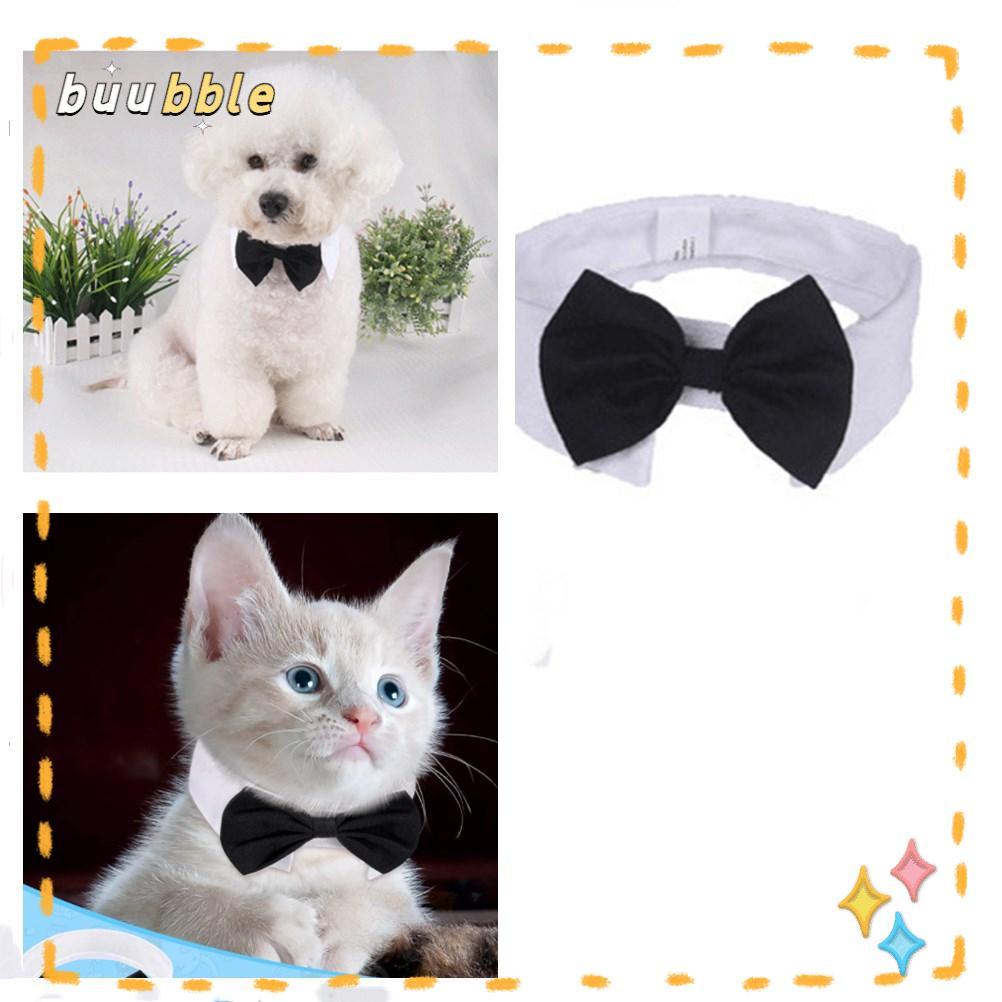 BUUBBLE Cat Tuxedo Collar Grooming อุปกรณ์เสริม Puppy Cat ลูกแมวสัตว์เลี้ยงอย่างเป็นทางการ Tuxedo