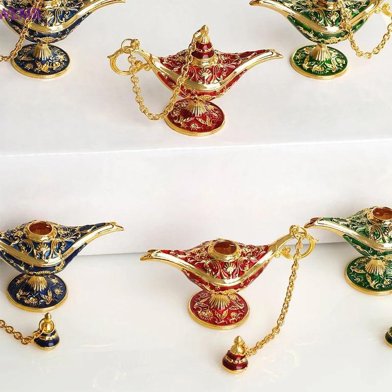 WEMB Divine Wishing โคมไฟ Aladdin โคมไฟเครื่องประดับตกแต่งห้องนั่งเล่น Vintage Palace สไตล์ Gongyen บ้านเทศกาลอาหารค่ําตกแต่งงานฝีมือใหม่