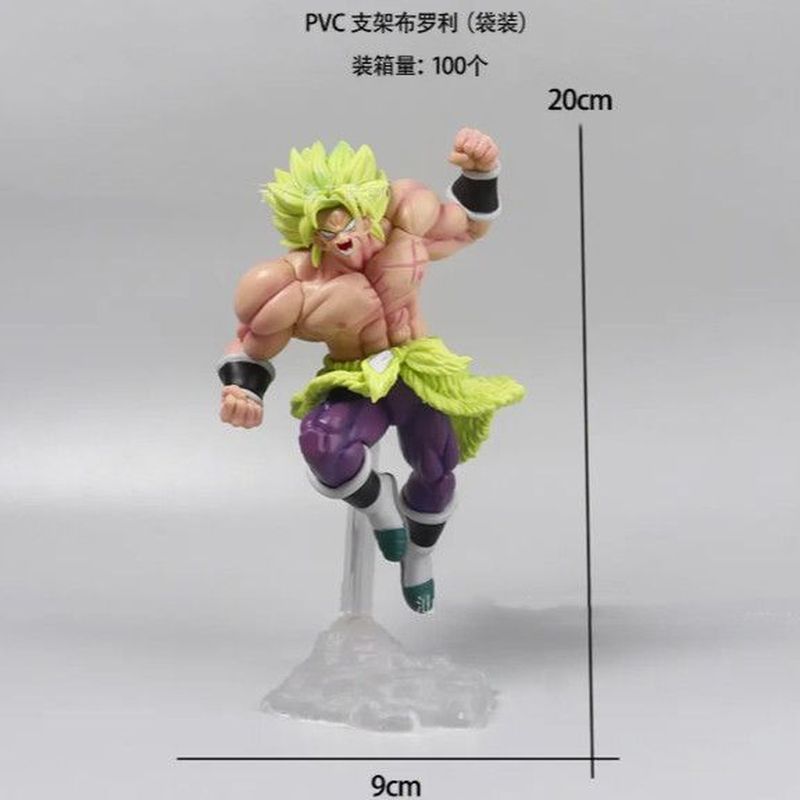 Lee Green Hair Theatrical Version Dark Blue Bro KK รูปเจ็ดรุ่นหล่อ Dragon Ball Super Broly Flying Fi