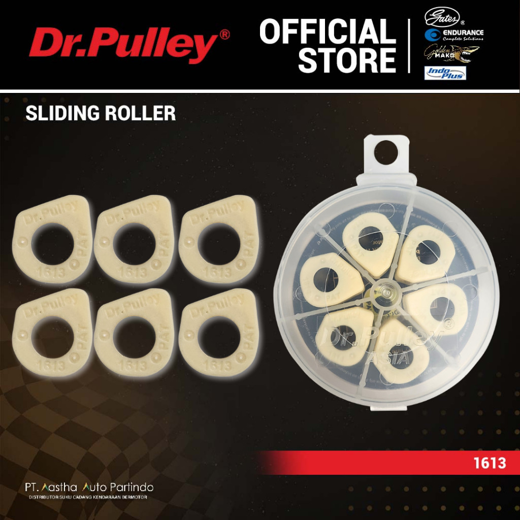 SLIDING ROLLER DR.PULLEY 7-13Gr BEAT/SPACY/SCOOPY CARBON 110CC (1613)