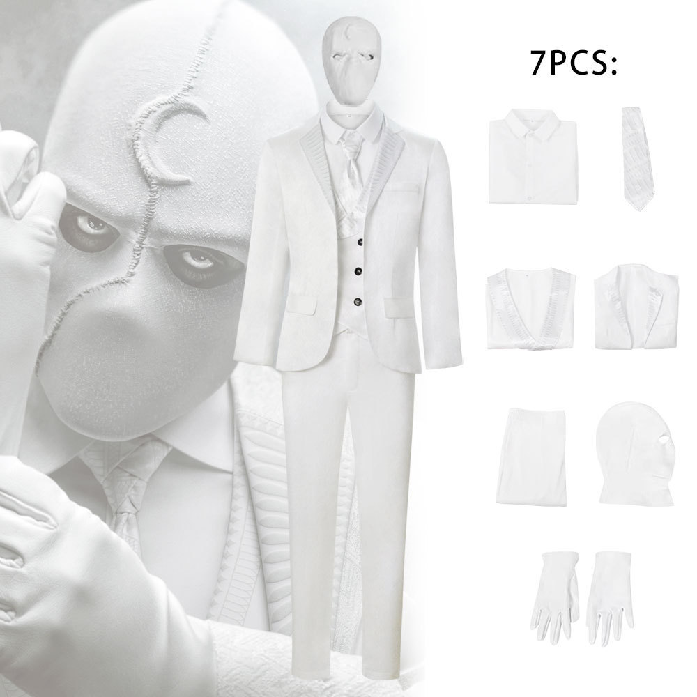 Halloween Moon Knight cosplay new movie Moon Knight anime convention 2D cosplay costume suit