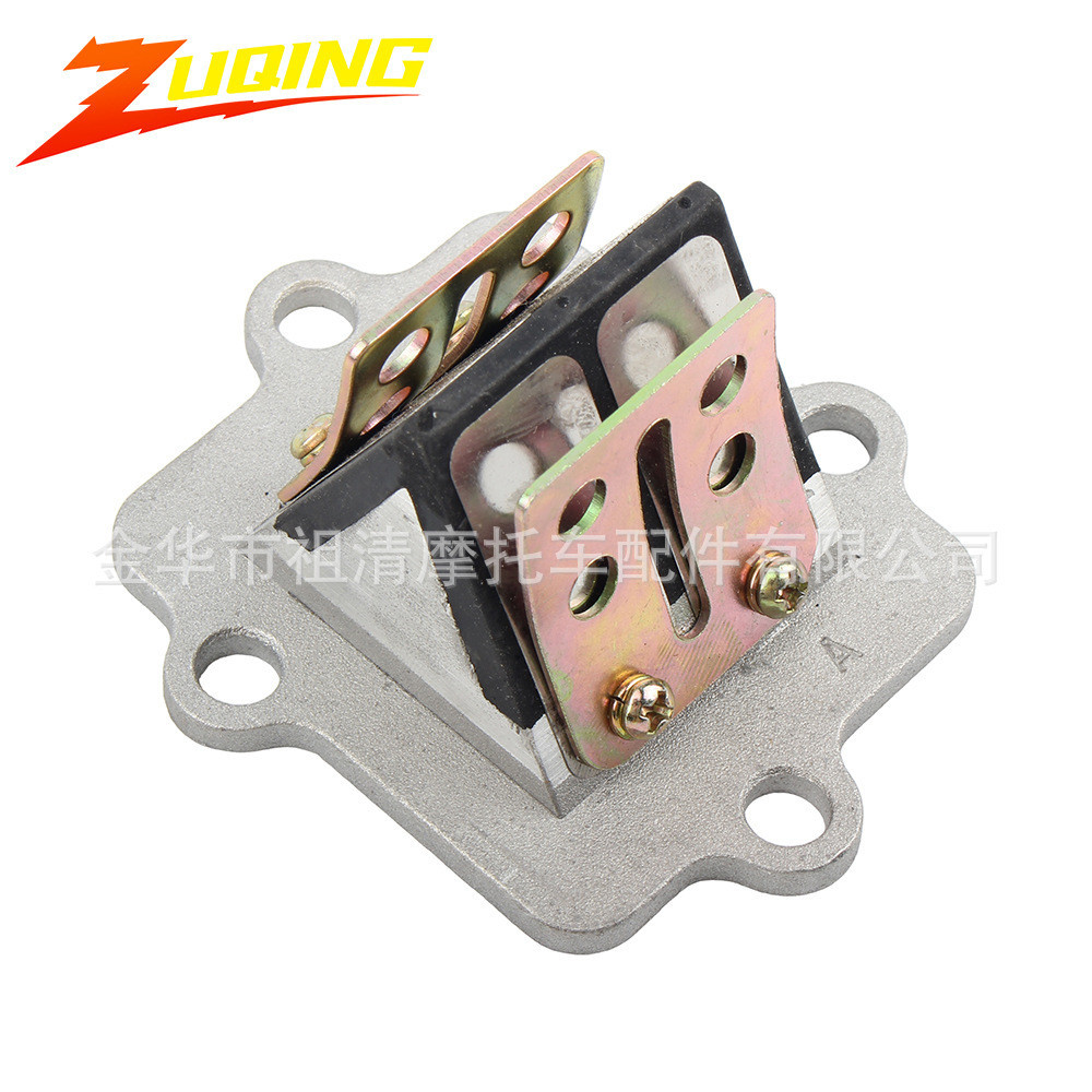 รถจักรยานยนต์ Air Inlet Manifold เหมาะสําหรับ Yamaha Jog50 CY50 CG50 1PE40QMB Reed วาล์วการปรับเปลี่