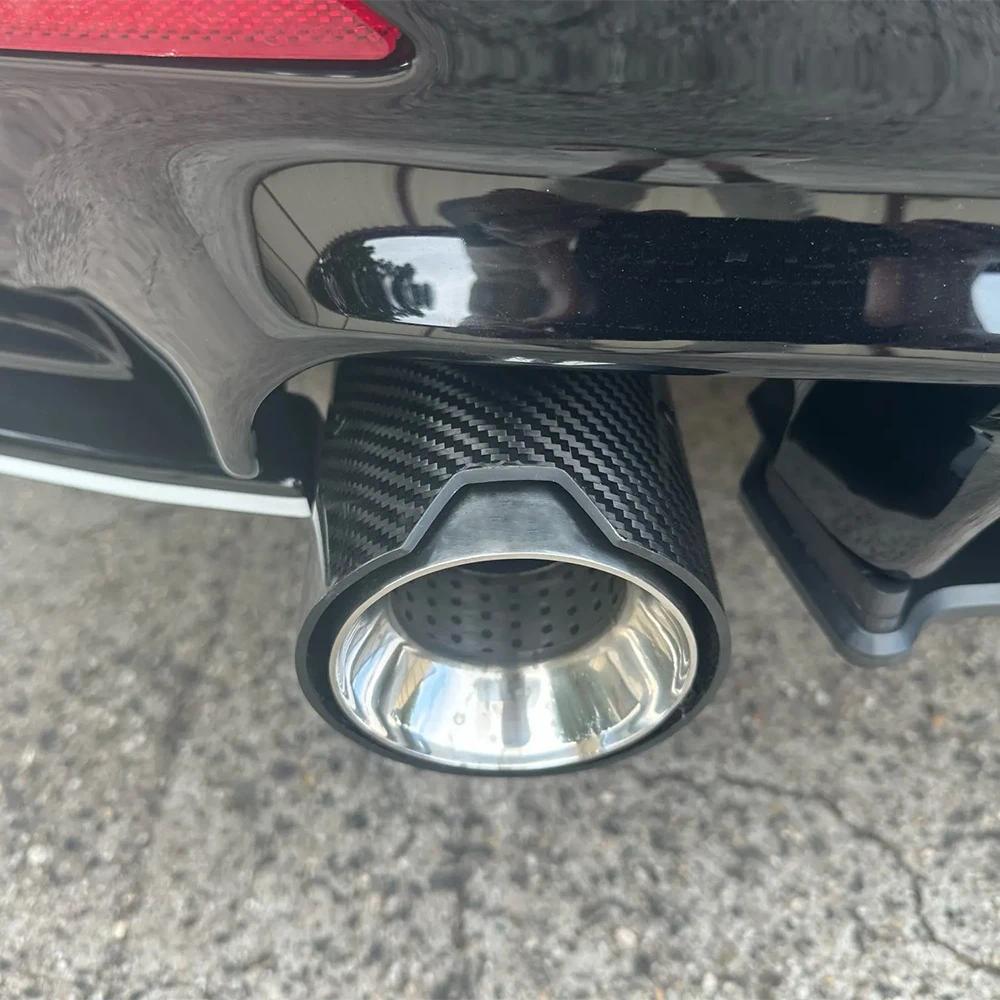 1 ท่อไอเสียสีเงินหางคอสำหรับ M135i M235i M140i M240i M335i M340i M435i M440i M2 M3 M4 M5 M6 M ประสิท