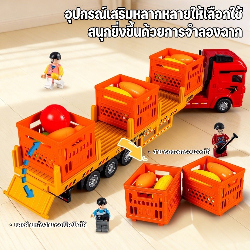 รถขนส่งผลไม้ รถของเล่นแรงเฉื่อย รูปที่ 3