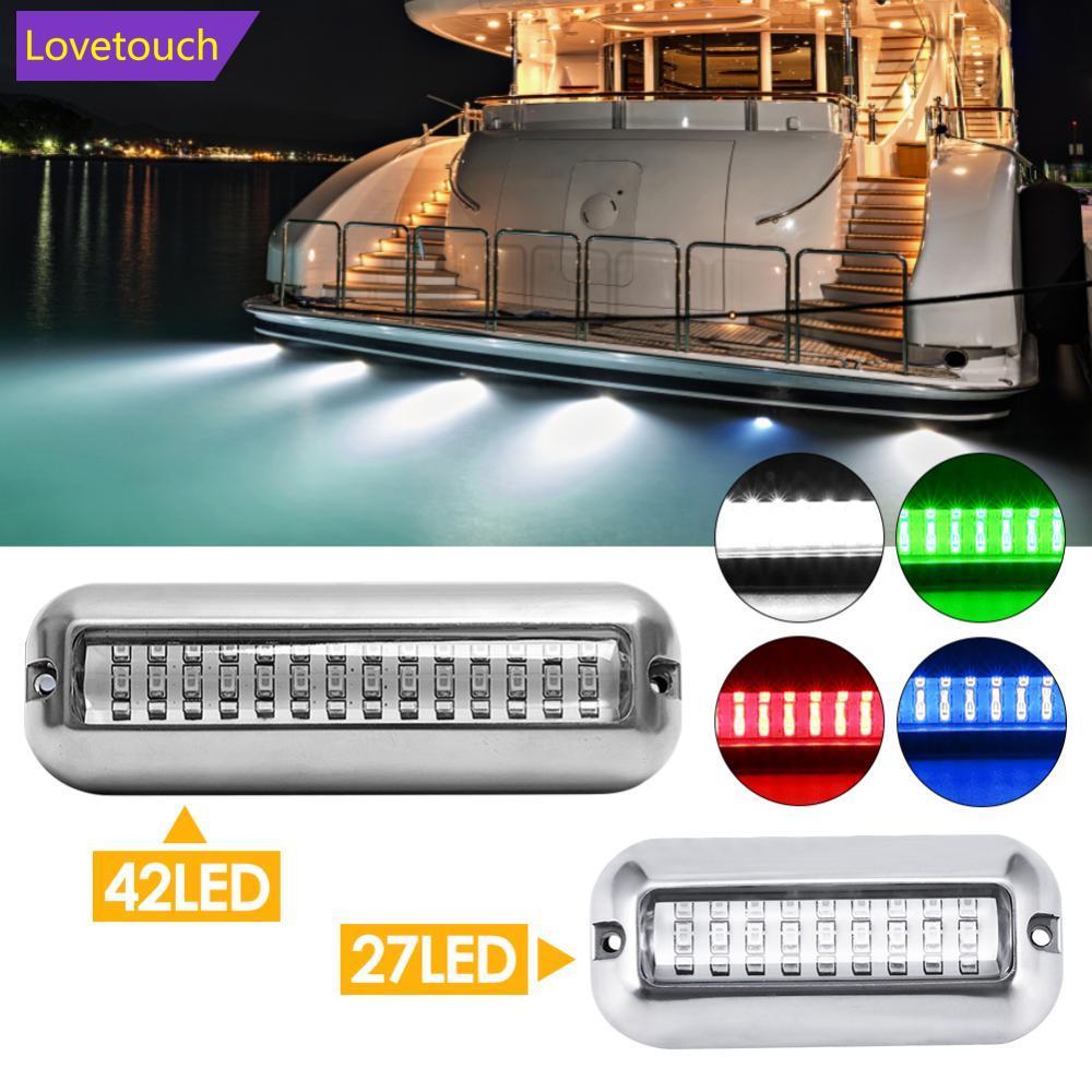 LOVETOUCH 1 PC 27/42 LED Yacht แสงใต้น้ํานําทางสําหรับรถบรรทุกเรือ Stern Anchor Light Marine เรือ Sa