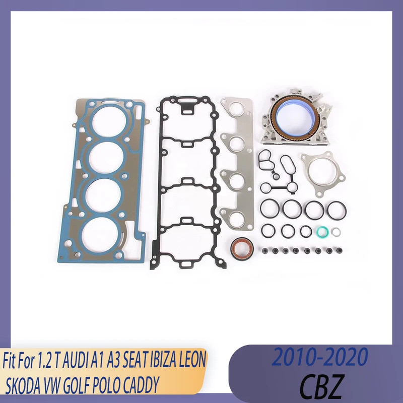 ชิ้นส่วนเครื่องยนต์ฝาสูบปะเก็นชุดเต็มชุด Fit 1.2 T แก๊ส 10-20 CBZ สําหรับ AUDI A1 A3 ที่นั่ง IBIZA L