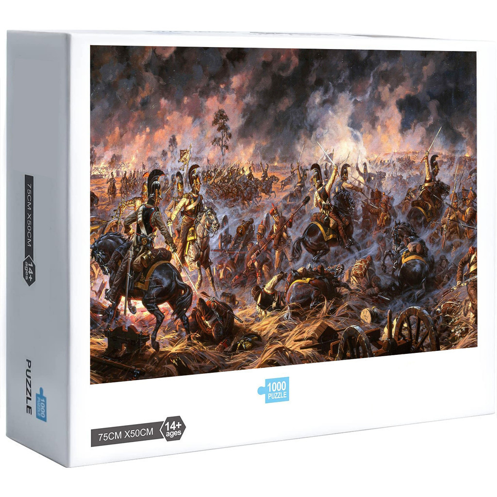 Napoleonic Wars จิ๊กซอว์ไม้ปริศนาบรรเทาความเครียดตกแต่งบ้านเกมครอบครัว W