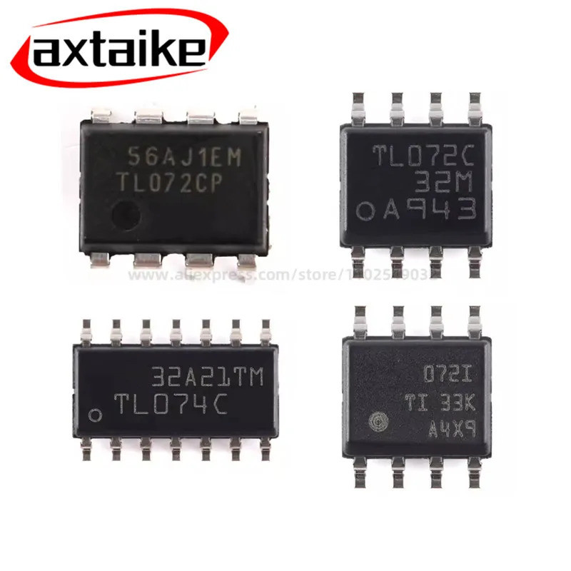 10 TL072CP TL074CN DIP TL071C TL071CDR TL072 TL072C TL072CDR TL072I TL072IDR SOIC-8 TL074I TL074CDR 