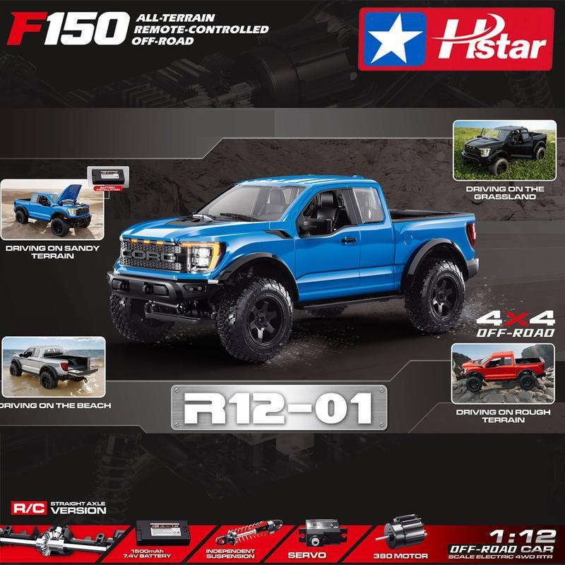 Hstar R12-01Q F150 RC Car Rock Crawler Off-Road RTR 1/12 2.4G 4WD