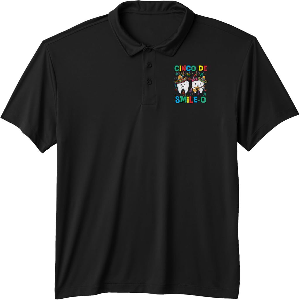 เสื้อโปโล Cinco De Mayo Smile O Dentist Fiesta Teeth Dental สำหรับผู้หญิงและผู้ชาย