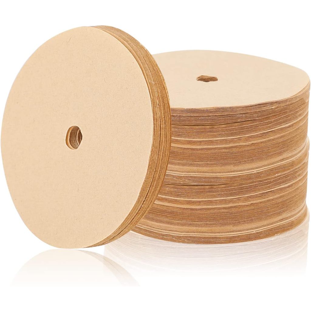 ตัวกรองกาแฟ Percolator ไม่ฟอกขาว 200 ชิ้น, ตัวกรองกระดาษกรองกาแฟแบบใช้แล้วทิ้ง 3.75In, ตัวกรองกาแฟแผ