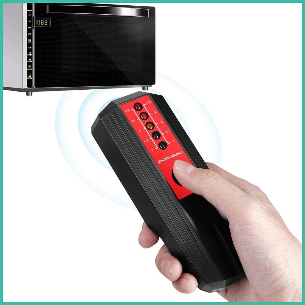 EMF Reader เครื่องตรวจจับรังสีแม่เหล็กไฟฟ้าความไวสูงพร้อม 5 ตัวบ่งชี้แบบพกพา EMF Meter yonteth