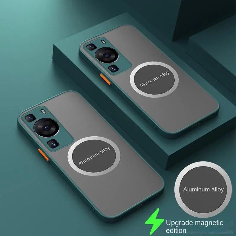 Suitable For Huawei P60 P50 P40 P30 Pro Case Hard PC Matte Magnetic Back Cover Case Suitable For P60