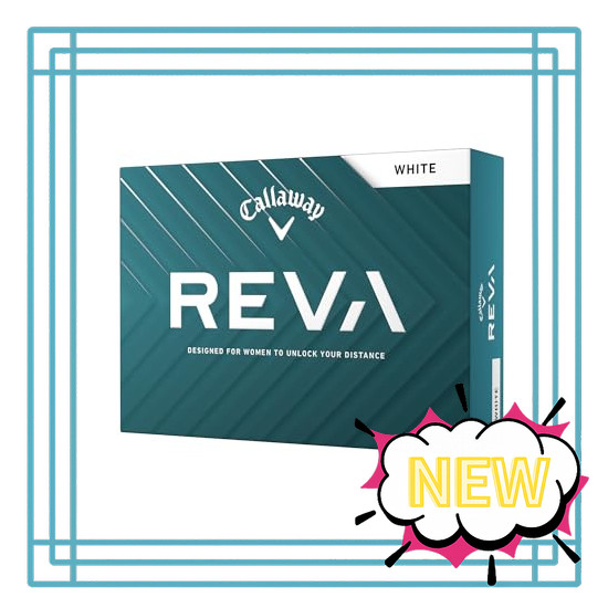 Callaway Golf Balls REVA PNK 25 1 dozen (12 balls) 2 piece construction Pink