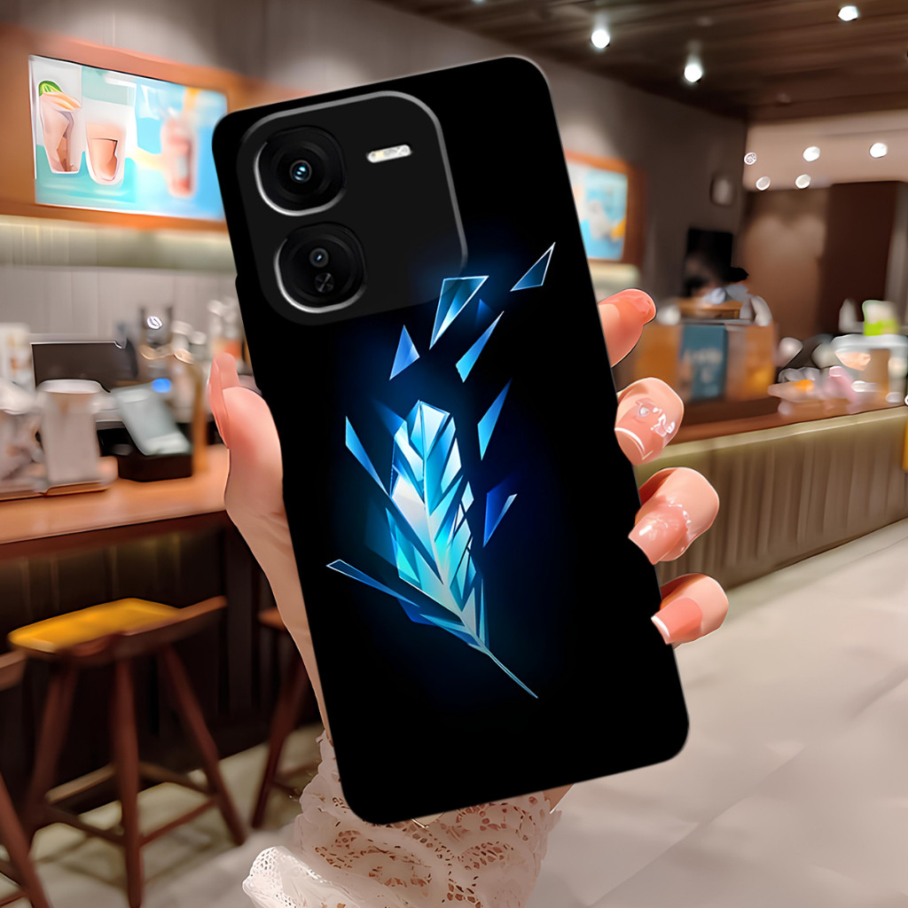 ( XT 8 ) Softcase ยางสําหรับ vivo iQOO Z9 l iQOO Z9x Casing Handphone - Protector hp - Casing hp - C