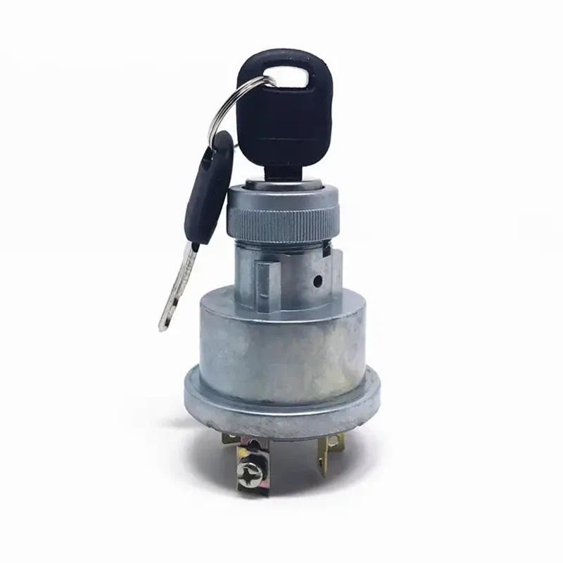 300-156 3E-0156 3E0156 5 เส้น 2 คีย์สวิทช์สตาร์ทจุดระเบิดสําหรับ Caterpillar E200B Excavator ดีเซลเค