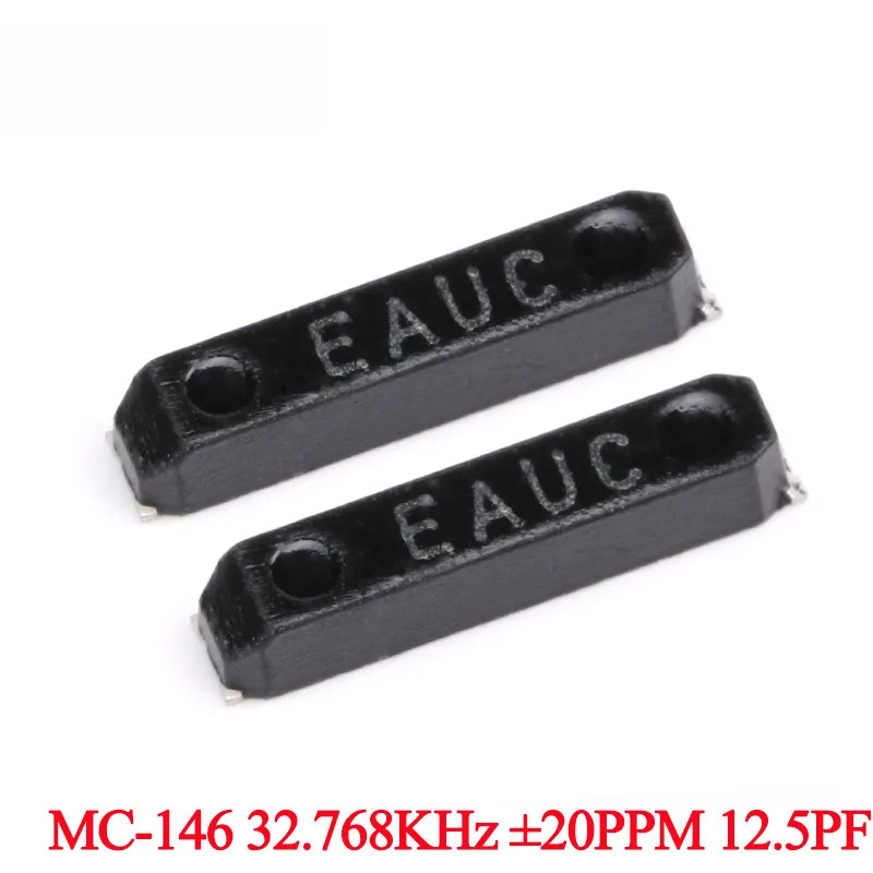 50 ชิ้น/2 ชิ้น 32.768KHz 32.768K hz 32.768 KHz SMD Passive Crystal Oscilator MC-146 ±20PPM 12.5PF 7.