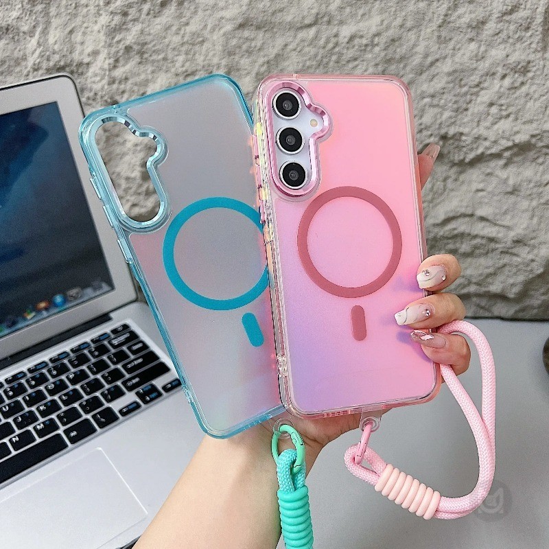 SAMSUNG การไล่ระดับสีมือสายรัดข้อมือสําหรับSamsung Galaxy รูปที่ 4