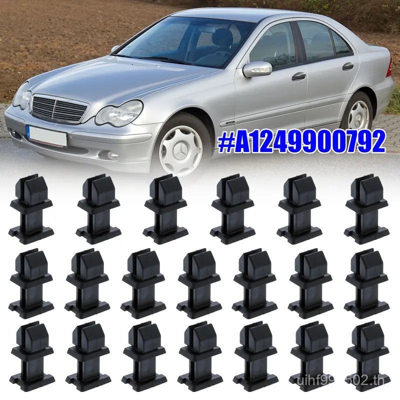 คลิปหนีบตกแต่งภายใน Trunk Trim Scuff แผ่น Push Rivet Retainer Fasteners A1249900792 สําหรับ Mercedes