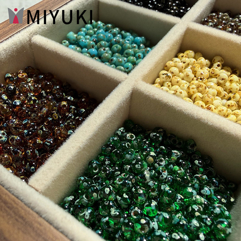 ลูกปัด Miyuki Passo ขนาด 3.4 มม. อุปกรณ์ทำเครื่องประดับสำหรับสร้อยข้อมือและสร้อยคอมากความสวยงาม