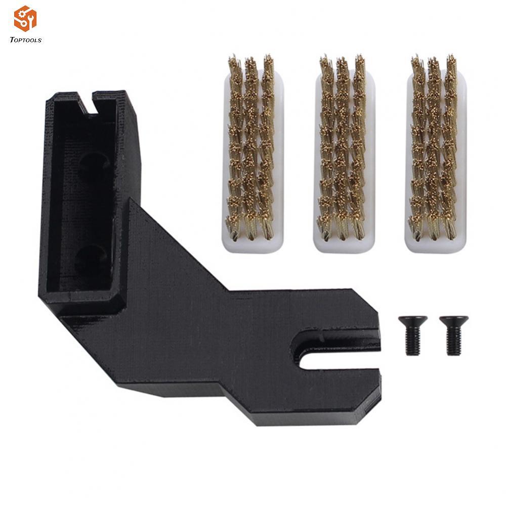 หัวฉีดแปรง Mounts Next To Extruder 3 แปรงลวดทองแดงสําหรับ Anycubic Vyper