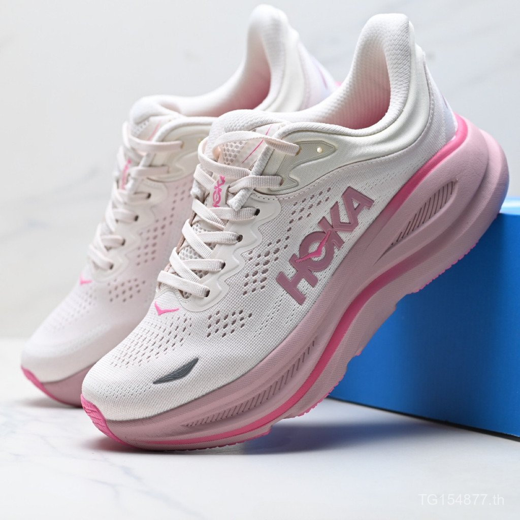 รองเท้า Hoka Bondi 9 ขนาด wide สีดำ