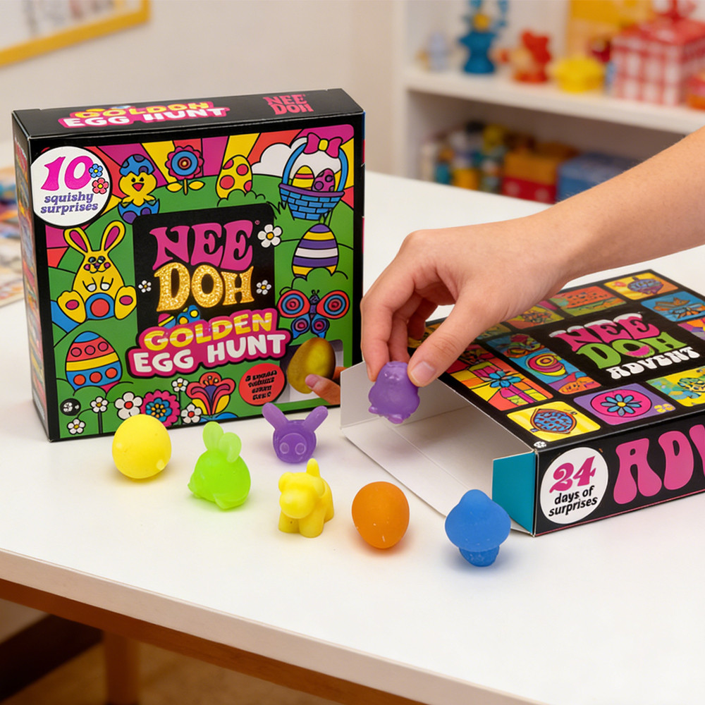 NeeDoh Surprise Calendar Sensory Surprise Toys Mini Squishy ของสะสมสําหรับของขวัญความวิตกกังวล