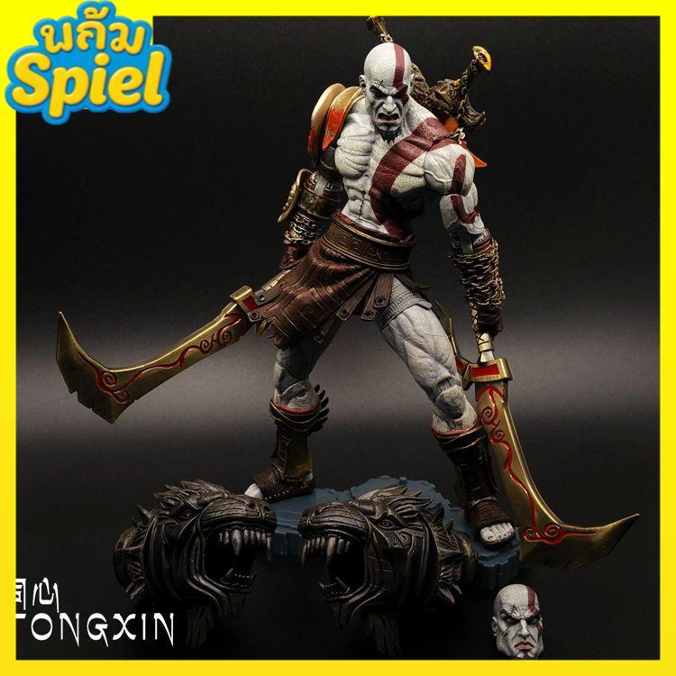 [Flash Sale First Edition 23cm Ares 3 Kratos Kratos Kratos Flame Knife Action Figure Figure ตกแต่ง N