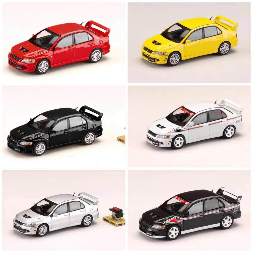 现货新品1:64 hobby japan evo7 Evolution VII 合金汽车模型