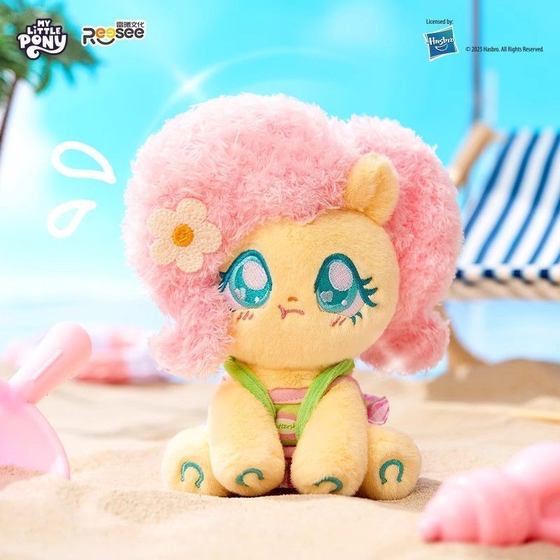 My Little Pony Long Holiday นั่งตุ๊กตาตุ๊กตากล่องตาบอด Pinkie Pie Twilight Sparkle Fluttershy ของขวัญวันเกิดสาว