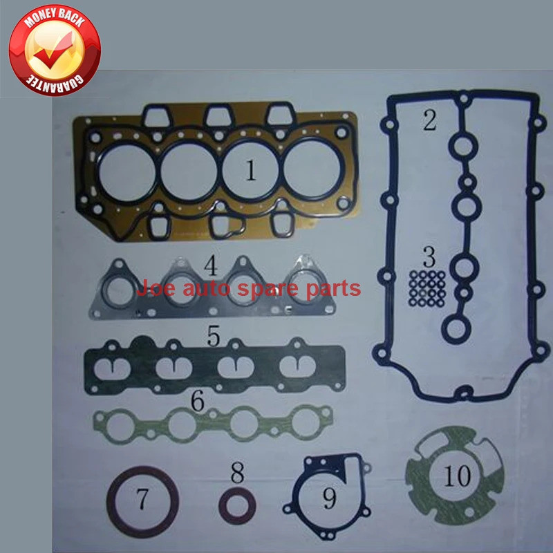 SQR473F 473H เครื่องยนต์ชุดเต็มปะเก็นชุด Overhaul สําหรับ Chery A1 EGO FACE J1 KIMO QQ6 QQM M1 S18 1