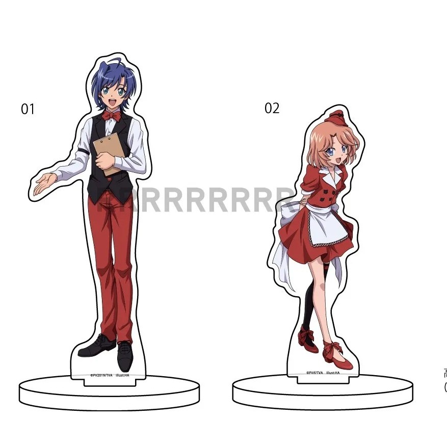 โมเดลสแตนดี้อนิเมะ Cardfight!! Vanguard Mica อะคริลิค Sendou Aichi Kai Toshiki Tokura Misaki Katsura