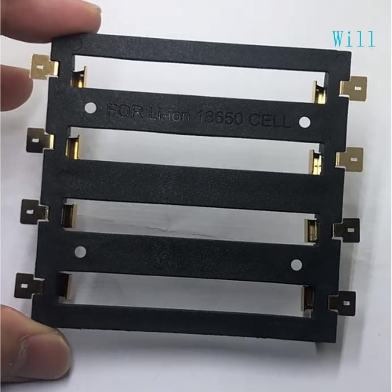 Will Smd Gold-Plated 18650 Box สามารถเชื่อมต่อใน Series Parallel 3-slot 4-Slot