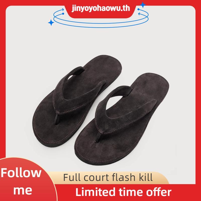 รองเท้าแตะหนังแท้ Copse Everyday Sandals - Deep Brown