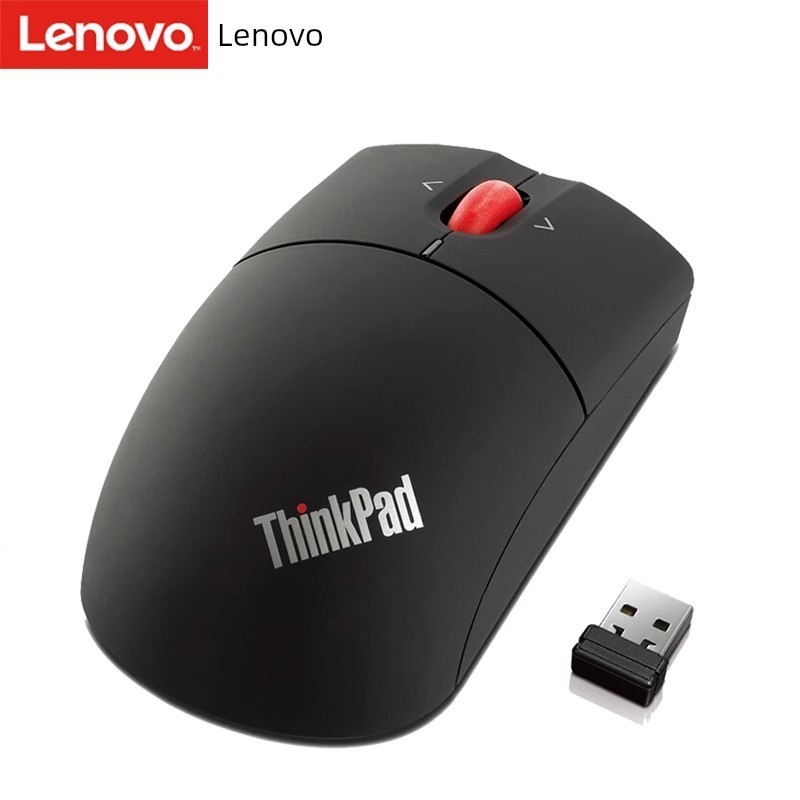mouse wireless เมาส์บลูทูธ Original Lenovo ThinkPad Wireless Mouse Silent Wireless Laser Mouse Notebook Desktop Warranty