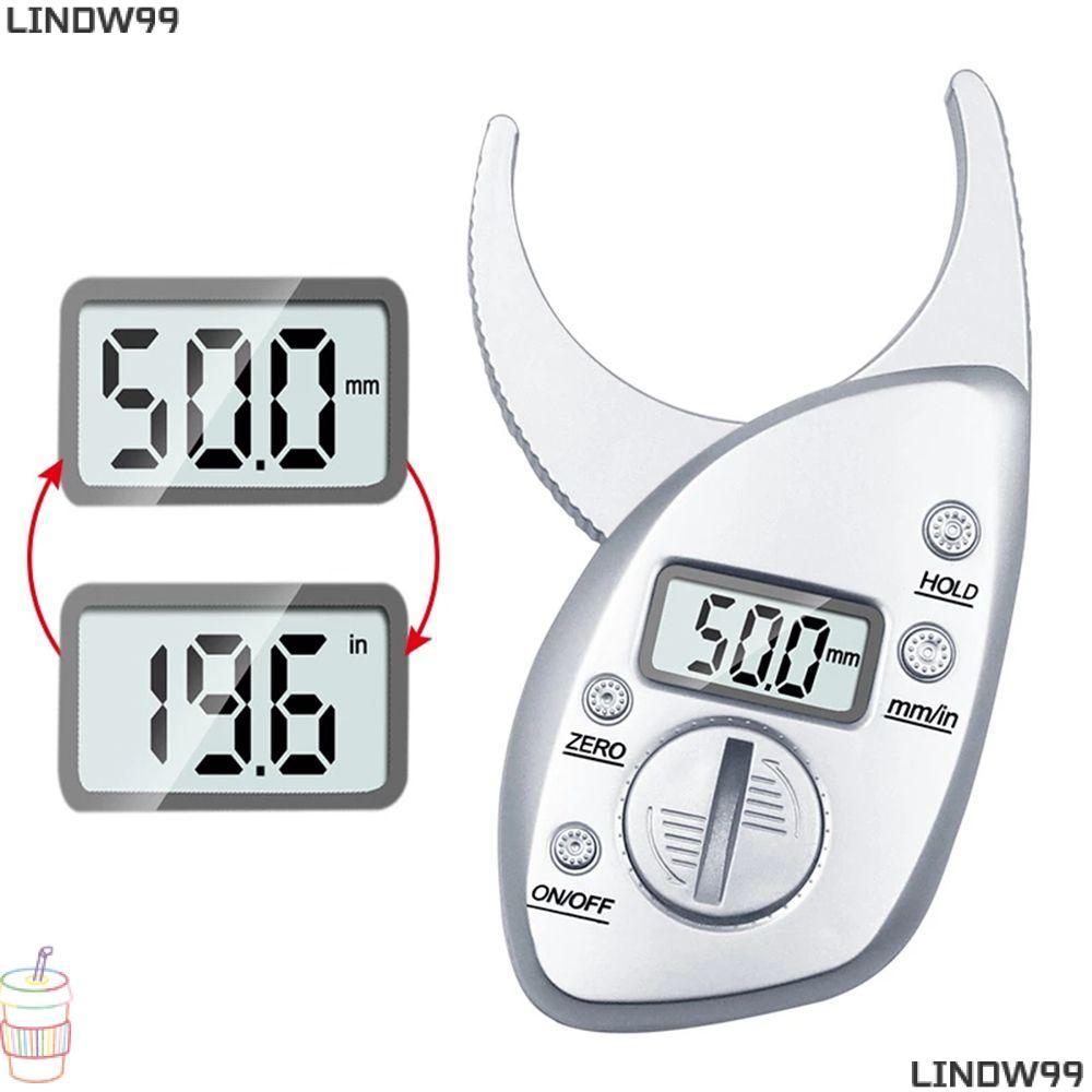 LINDW Body Fat Caliper Digital Skinfold Slimming Analyzer Monitors เครื่องวัดความหนา Caliper Skinfol
